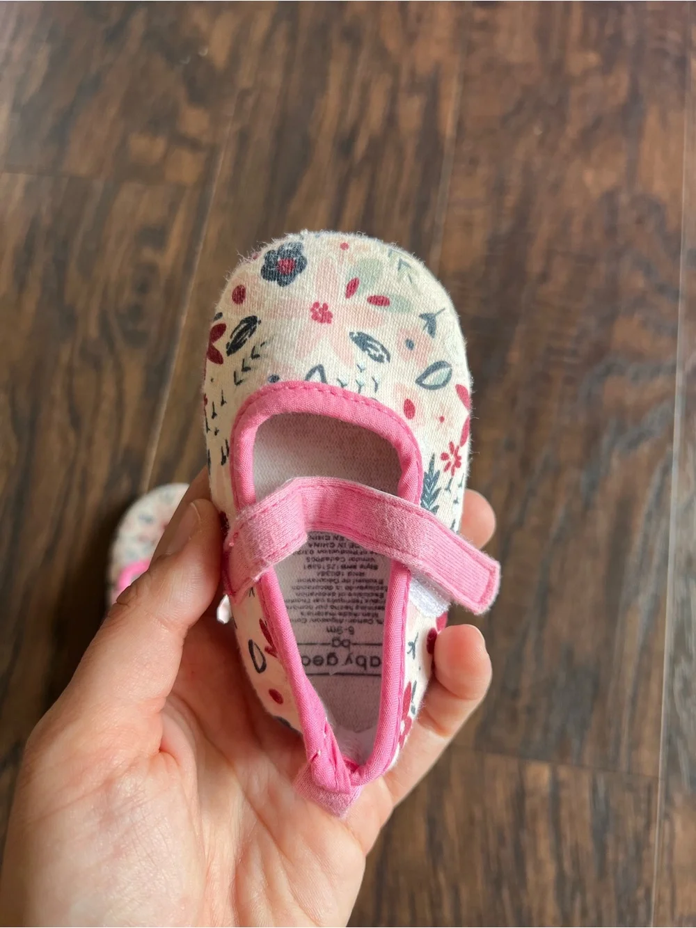 Pink Floral Baby Gear Baby Shoes